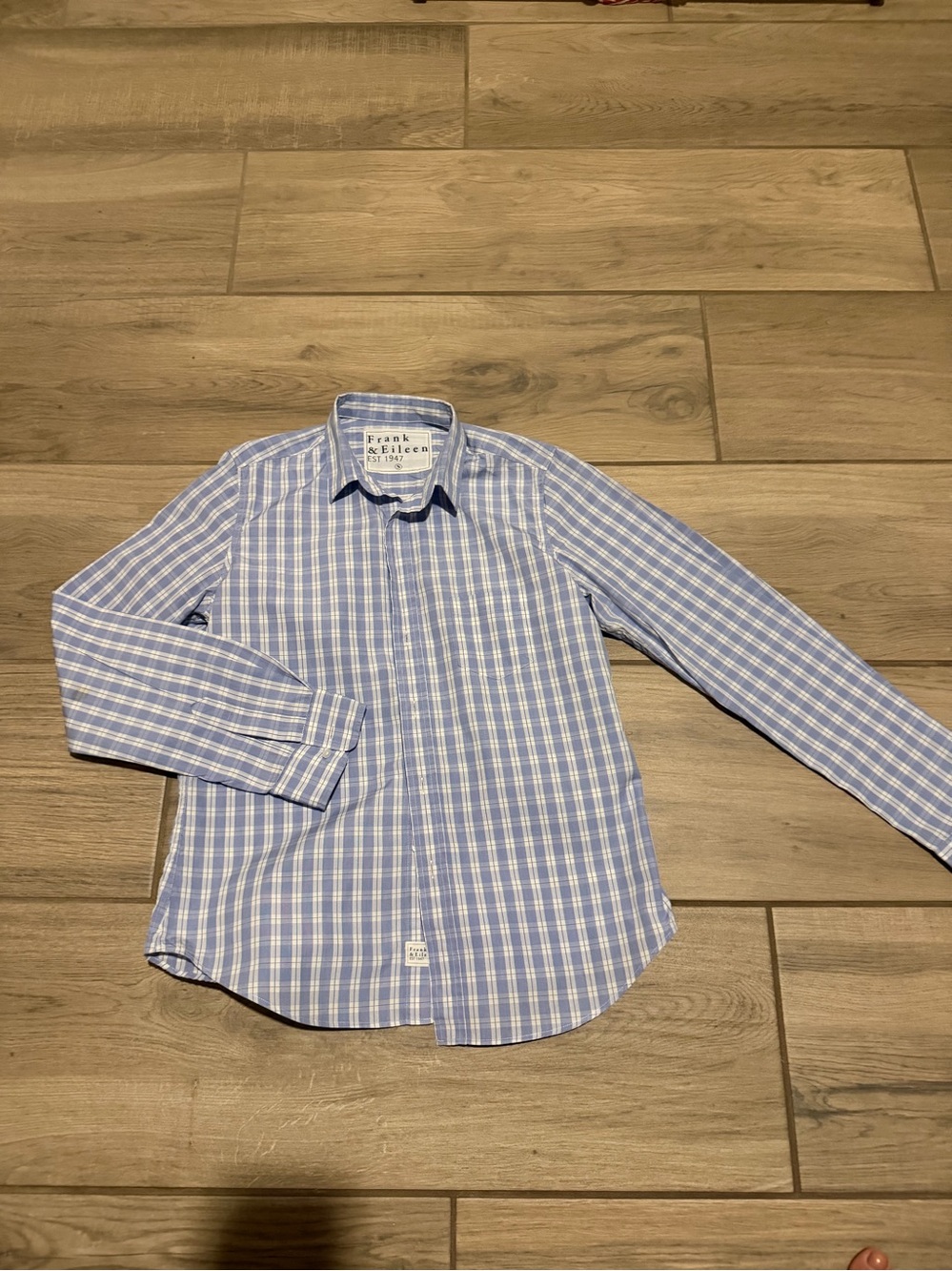 Frank and Eileen tapered blouse S
